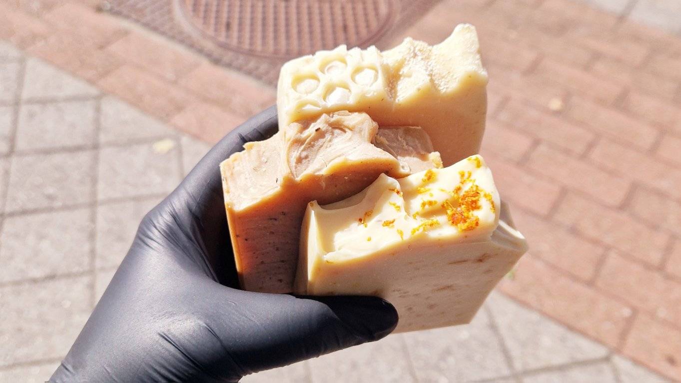 🐐 Geitenmelk Zeep Pakket – 5 Luxe Zepen