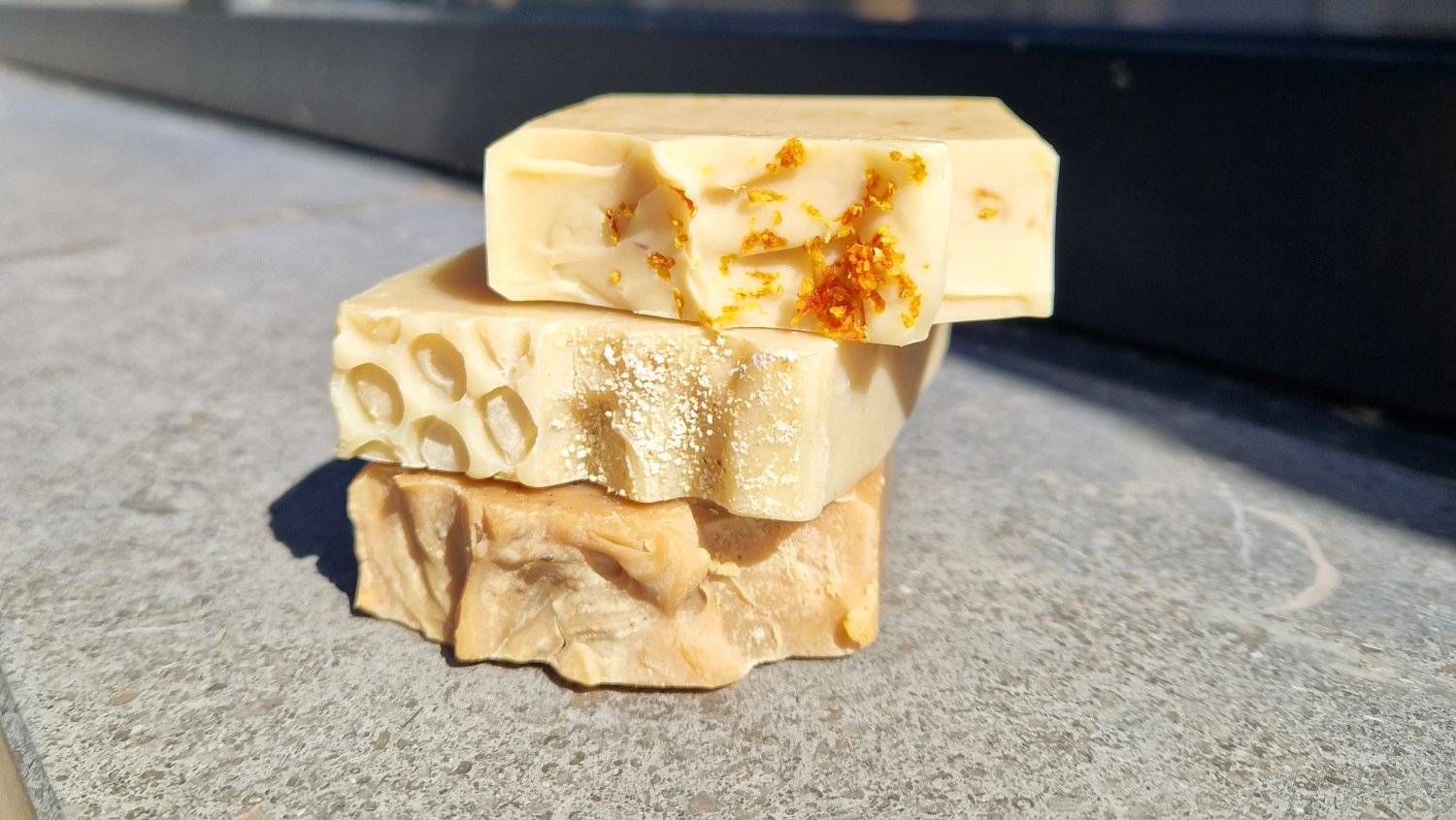 🐐 Geitenmelk Zeep Pakket – 5 Luxe Zepen